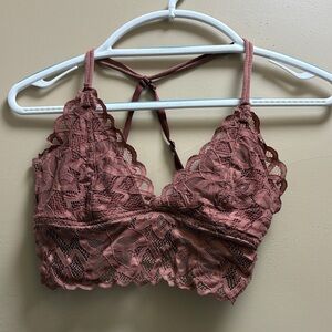 Aerie Lace Bralette in Mauve
